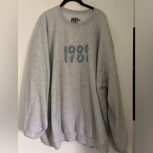 Spotify Exclusive 1989 sweatshirt- NEVER WORN!